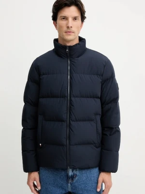 Tommy Hilfiger kurtka puchowa kolor granatowy zimowa MW0MW40615