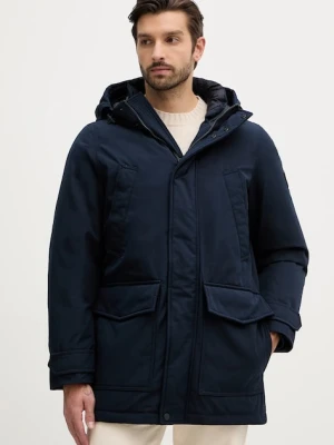 Tommy Hilfiger kurtka puchowa kolor granatowy zimowa MW0MW40632