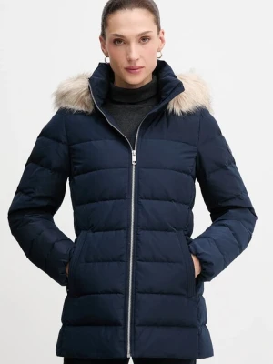 Tommy Hilfiger kurtka puchowa kolor granatowy zimowa WW0WW47542