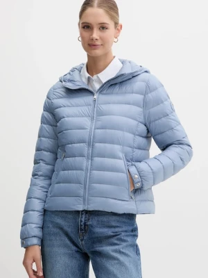 Tommy Hilfiger kurtka puchowa kolor niebieski przejściowa WW0WW46788