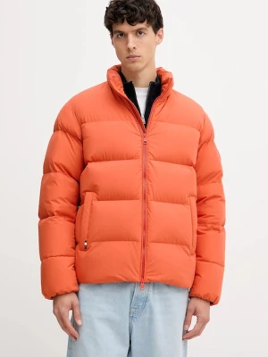 Tommy Hilfiger kurtka puchowa kolor pomarańczowy zimowa MW0MW40615