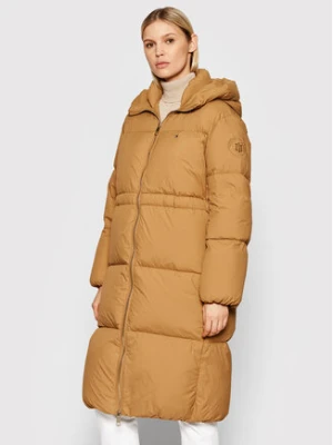Tommy Hilfiger Kurtka puchowa Nylon Down WW0WW31702 Brązowy Relaxed Fit
