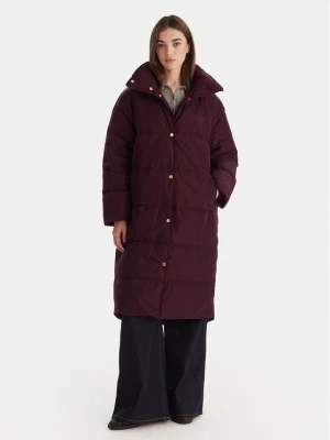 Tommy Hilfiger Kurtka puchowa WW0WW47279 Bordowy Relaxed Fit