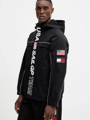 Tommy Hilfiger kurtka x SAIL GP kolor czarny przejściowa oversize MW0MW41413