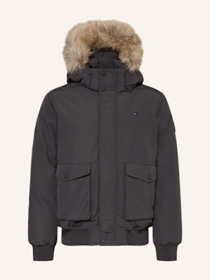 Tommy Hilfiger Kurtka Z Odpinanym Kapturem schwarz