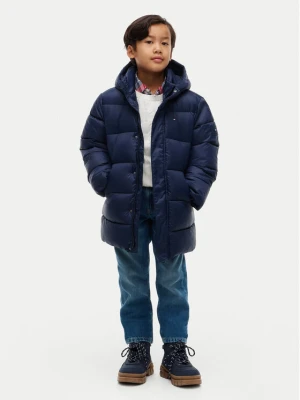 Tommy Hilfiger Kurtka zimowa Essential KB0KB10002 Granatowy Regular Fit