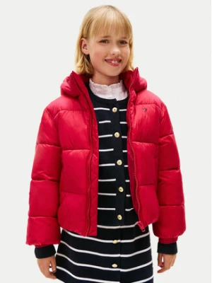 Tommy Hilfiger Kurtka zimowa KG0KG08759 D Czerwony Regular Fit
