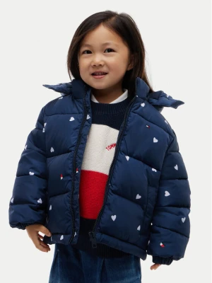Tommy Hilfiger Kurtka zimowa KS0KS00811 Granatowy Regular Fit