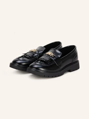 Tommy Hilfiger Lakierowane Loafersy schwarz