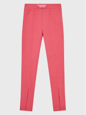 Tommy Hilfiger Legginsy Graphic KG0KG07062 M Różowy Slim Fit