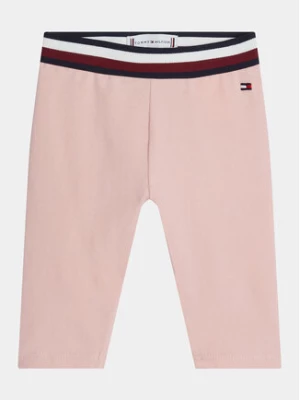 Tommy Hilfiger Legginsy KN0KN01948 Różowy Slim Fit