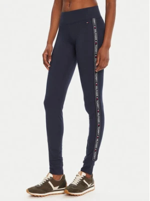 Tommy Hilfiger Legginsy UW0UW00563 Granatowy Slim Fit