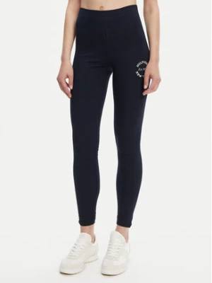 Tommy Hilfiger Legginsy UW0UW05893 Granatowy Slim Fit