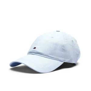 Tommy Hilfiger Lniana bejsbolówka