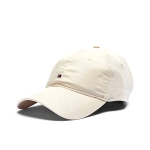 Tommy Hilfiger Lniana bejsbolówka