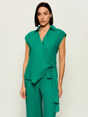 Tommy Hilfiger Lniana bluzka | Regular Fit