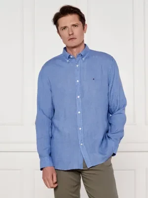 Tommy Hilfiger Lniana koszula PIGMENT DYED | Regular Fit