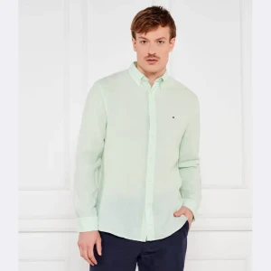 Tommy Hilfiger Lniana koszula PIGMENT DYED | Regular Fit