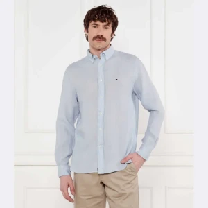 Tommy Hilfiger Lniana koszula PIGMENT DYED | Regular Fit