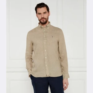 Tommy Hilfiger Lniana koszula PIGMENT DYED | Regular Fit