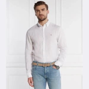 Tommy Hilfiger Lniana koszula PIGMENT DYED | Regular Fit