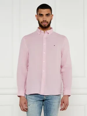 Tommy Hilfiger Lniana koszula PIGMENT DYED | Regular Fit