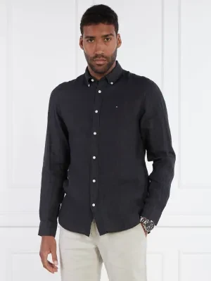 Tommy Hilfiger Lniana koszula PIGMENT DYED | Regular Fit