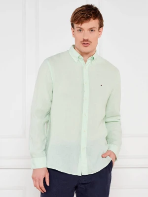 Tommy Hilfiger Lniana koszula PIGMENT DYED | Regular Fit