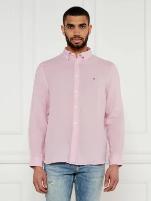 Tommy Hilfiger Lniana koszula PIGMENT DYED | Regular Fit