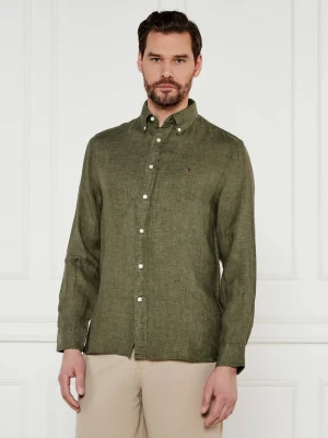 Tommy Hilfiger Lniana koszula PIGMENT DYED | Regular Fit
