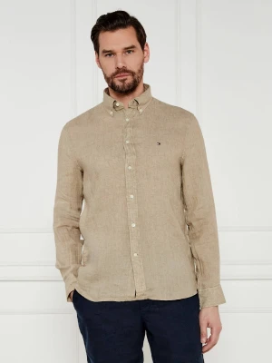Tommy Hilfiger Lniana koszula PIGMENT DYED | Regular Fit