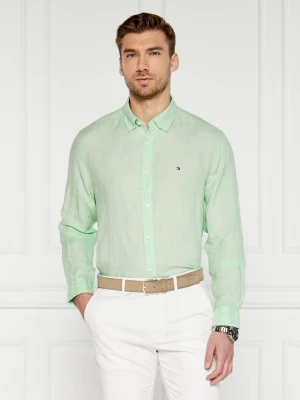 Tommy Hilfiger Lniana koszula PIGMENT DYED | Regular Fit
