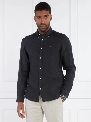 Tommy Hilfiger Lniana koszula PIGMENT DYED | Regular Fit