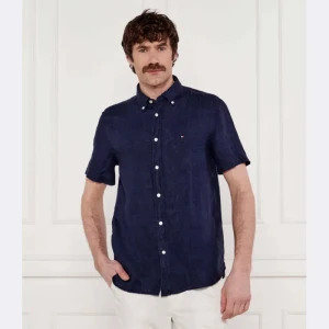 Tommy Hilfiger Lniana koszula | Regular Fit