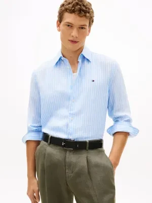 Tommy Hilfiger Lniana koszula | Regular Fit