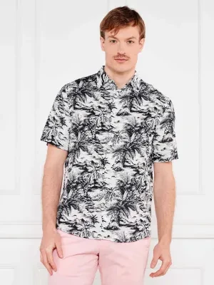 Tommy Hilfiger Lniana koszula | Regular Fit