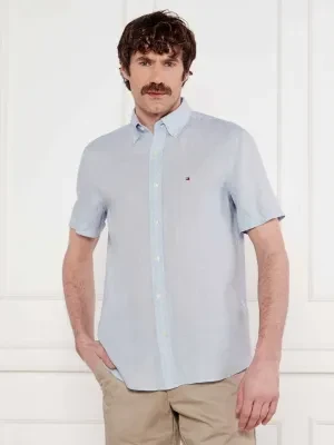 Tommy Hilfiger Lniana koszula | Regular Fit
