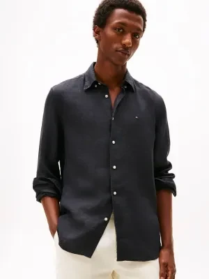 Tommy Hilfiger Lniana koszula | Regular Fit