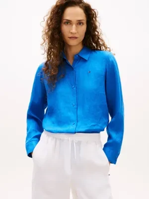 Tommy Hilfiger Lniana koszula | Relaxed fit