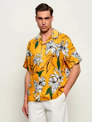 Tommy Hilfiger Lniana koszula RESORT | Regular Fit
