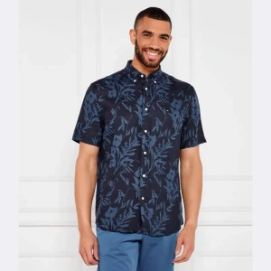 Tommy Hilfiger Lniana koszula TROPICAL | Regular Fit