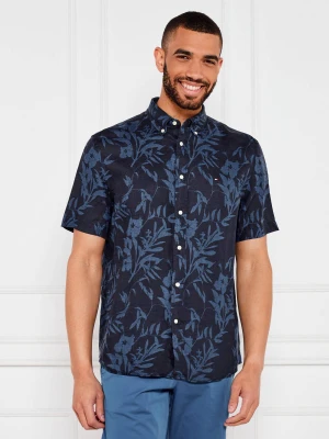 Tommy Hilfiger Lniana koszula TROPICAL | Regular Fit