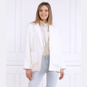 Tommy Hilfiger Lniana marynarka CASUAL LINEN SB BLAZER | Regular Fit