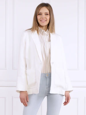 Tommy Hilfiger Lniana marynarka CASUAL LINEN SB BLAZER | Regular Fit