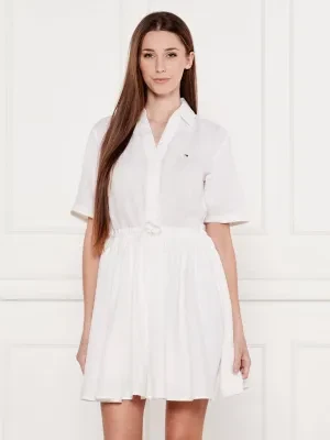 Tommy Hilfiger Lniana sukienka