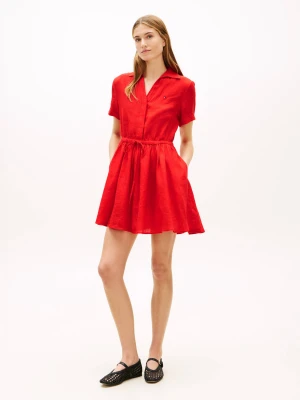Tommy Hilfiger Lniana sukienka