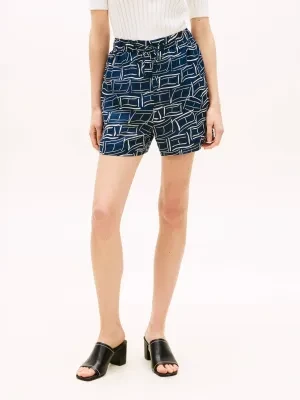 Tommy Hilfiger Lniana szorty | Regular Fit