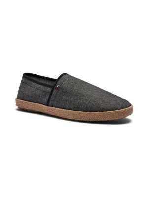 Tommy Hilfiger Lniane espadryle CHAMBRAY