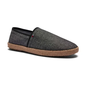 Tommy Hilfiger Lniane espadryle CHAMBRAY