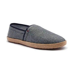 Tommy Hilfiger Lniane espadryle CHAMBRAY
